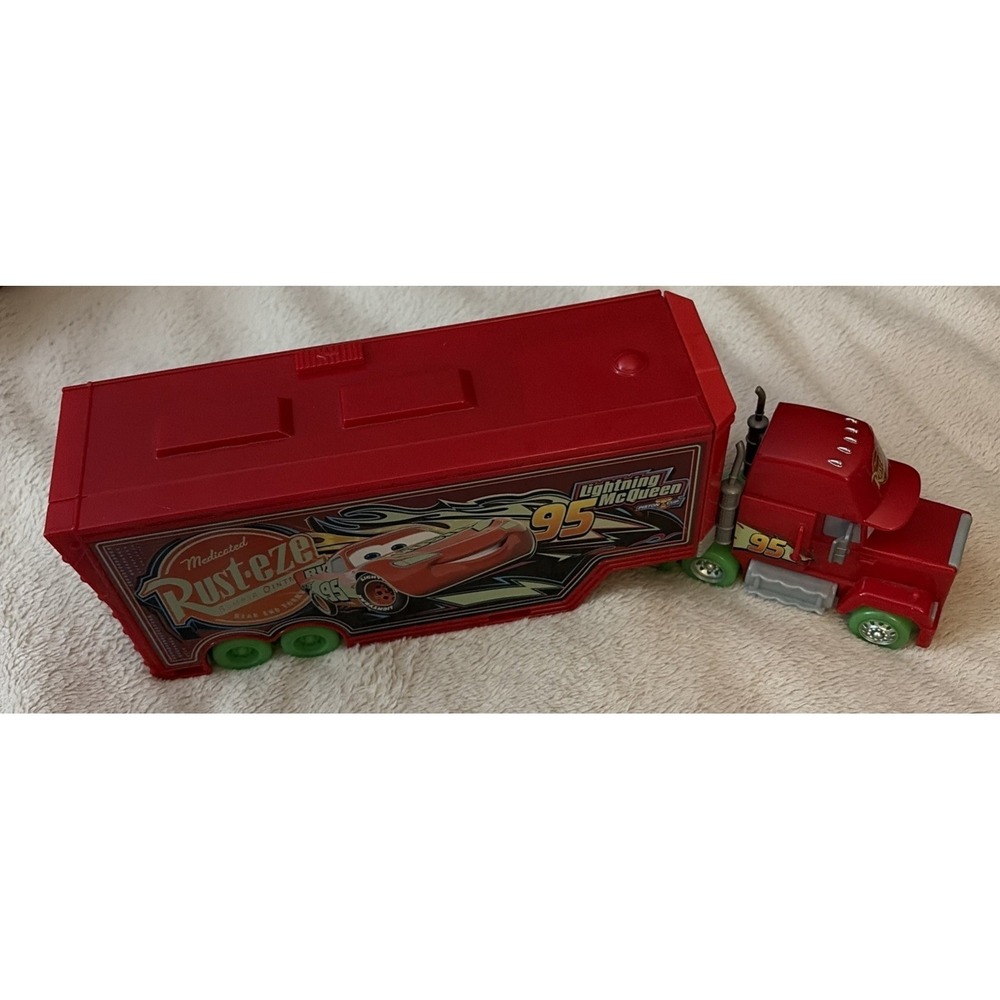 Disney Pixar Cars Glow Racers Mack Transforming Playset Mack Only